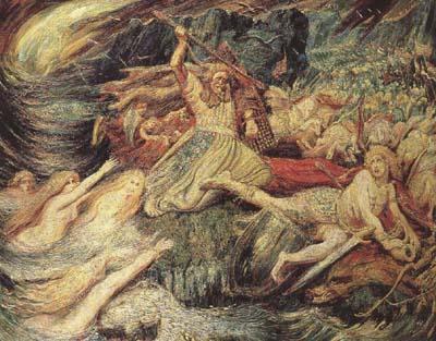Henry de  Groux The Death of Siegfried (mk19) France oil painting art